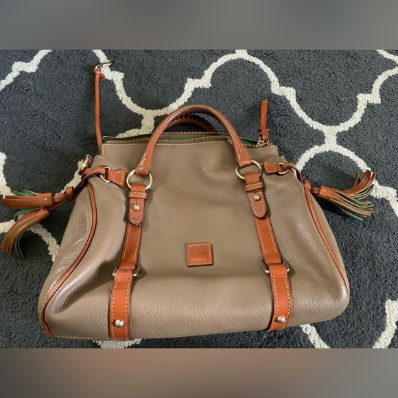 Dooney & Bourke Handbags - Dooney and Bourke Florentine Medium Leather Satchel